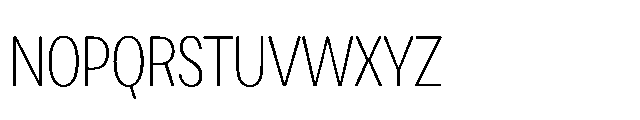 Loyaute Ultra Light Condensed Font UPPERCASE
