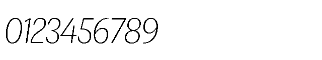 Loyaute Ultra Light Italic Font OTHER CHARS