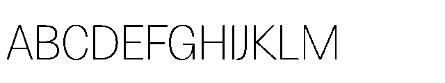 Loyaute Ultra Light Font UPPERCASE