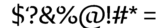 LockSansStencilVF Roman Font OTHER CHARS