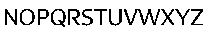 LockSansVF Roman Font UPPERCASE
