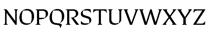 LockSerifOVERVIEW Regular Font UPPERCASE