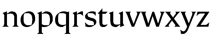 LockSerifOVERVIEW Regular Font LOWERCASE