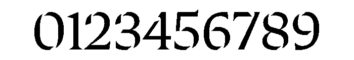 LockSerifStencilOVERVIEW Regular Font OTHER CHARS