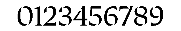 LockSerifStencilVF Roman Font OTHER CHARS
