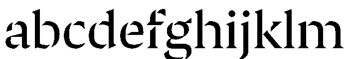 LockSerifStencilVF Roman FONT