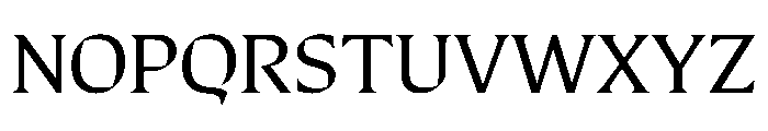 LockSerifVF Roman Font UPPERCASE