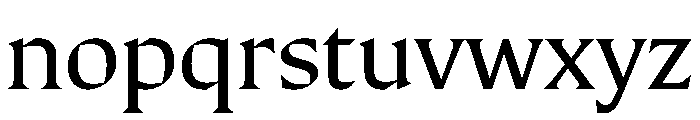 LockSerifVF Roman Font LOWERCASE