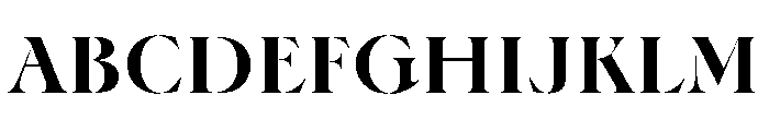 LofiForest Solid Font UPPERCASE