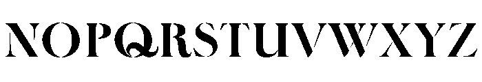 LofiForest Solid Font UPPERCASE