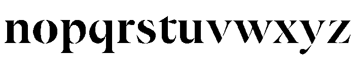 LofiForest Solid Font LOWERCASE