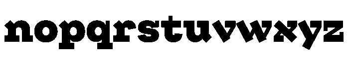 Looklyn Black Font LOWERCASE