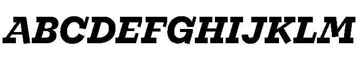 Looklyn BoldItalic Font UPPERCASE