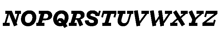 Looklyn BoldItalic Font UPPERCASE