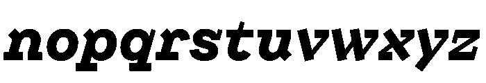Looklyn BoldItalic Font LOWERCASE