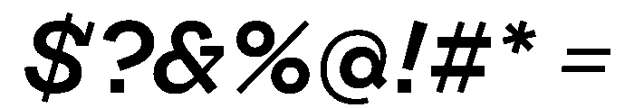 Looklyn BookItalic Font OTHER CHARS