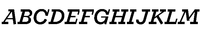 Looklyn BookItalic Font UPPERCASE