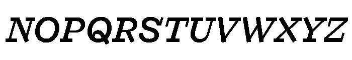 Looklyn BookItalic Font UPPERCASE