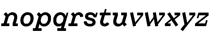 Looklyn BookItalic Font LOWERCASE