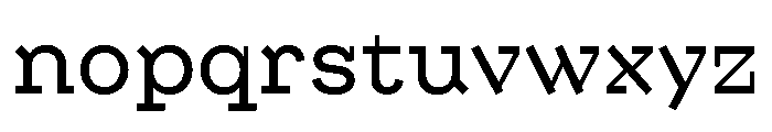 Looklyn Light Font LOWERCASE
