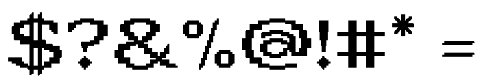 LootDrop Regular Font OTHER CHARS