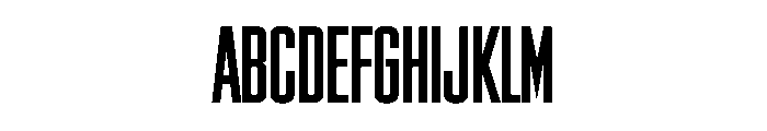LosAlamos FatMan Font UPPERCASE
