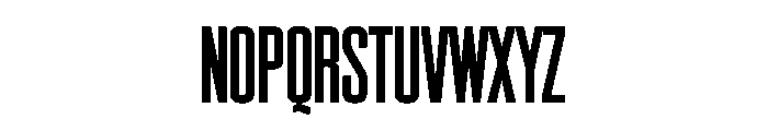 LosAlamos FatMan Font UPPERCASE