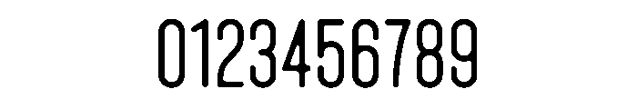 Lost Condensed Font OTHER CHARS