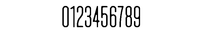 Lost ExtraCondensed Font OTHER CHARS