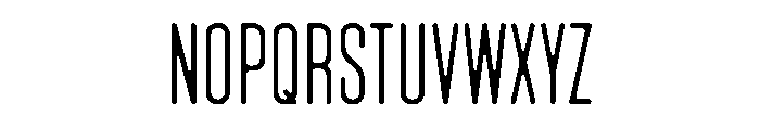 Lost ExtraCondensed Font UPPERCASE
