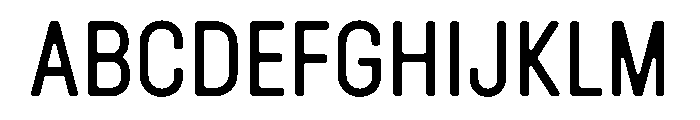 Lost SemiCondensed Font UPPERCASE
