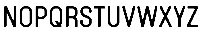 Lost SemiCondensed Font UPPERCASE