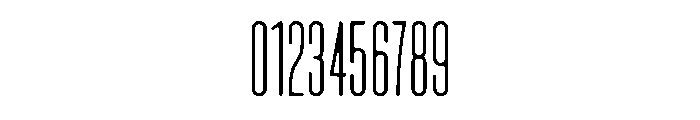 Lost UltraCondensed Font OTHER CHARS