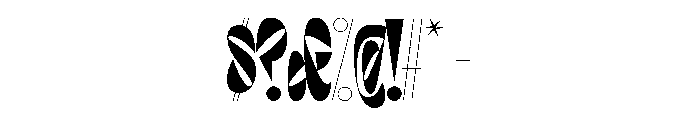 Louche Black Font OTHER CHARS