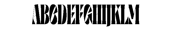 Louche Black Font UPPERCASE