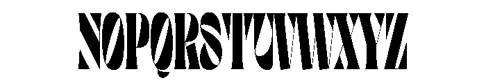 Louche Black Font UPPERCASE