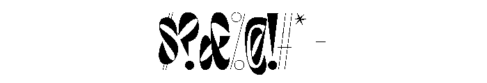 Louche Bold Font OTHER CHARS