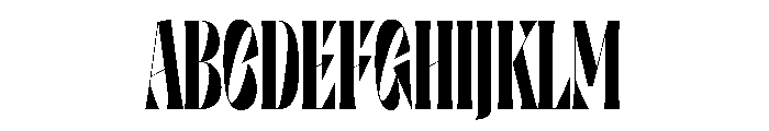 Louche Bold Font UPPERCASE
