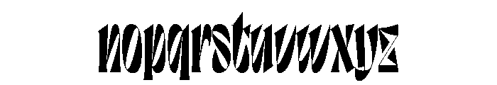Louche Bold Font LOWERCASE