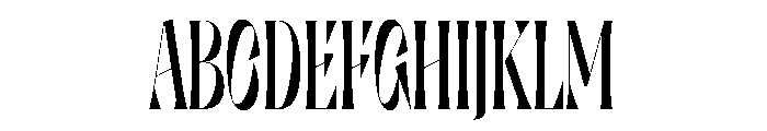 Louche Medium Font UPPERCASE