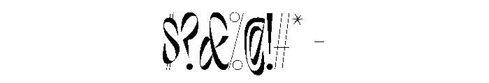 Louche Regular Font OTHER CHARS