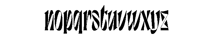 Louche Semibold Font LOWERCASE