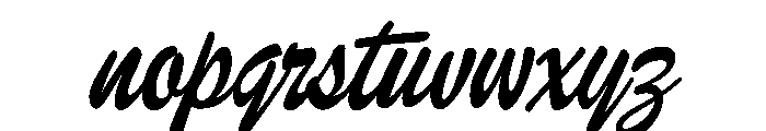 Lovesong Regular Font LOWERCASE