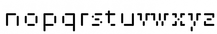 Lo-Res Nine Cyrillic Minus Wide + SC Font LOWERCASE