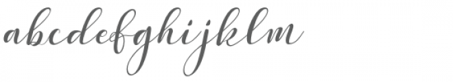 Lonelly Girl Font LOWERCASE