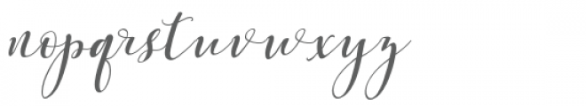 Lonelly Girl Font LOWERCASE