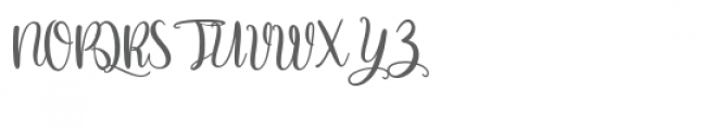 Love Quickly Font UPPERCASE
