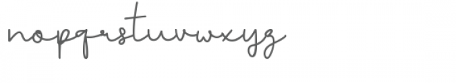 Lovely Puppy Script Font LOWERCASE