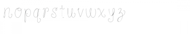 loopy sketch font Font LOWERCASE