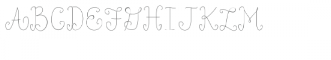 love letter sketch font Font UPPERCASE